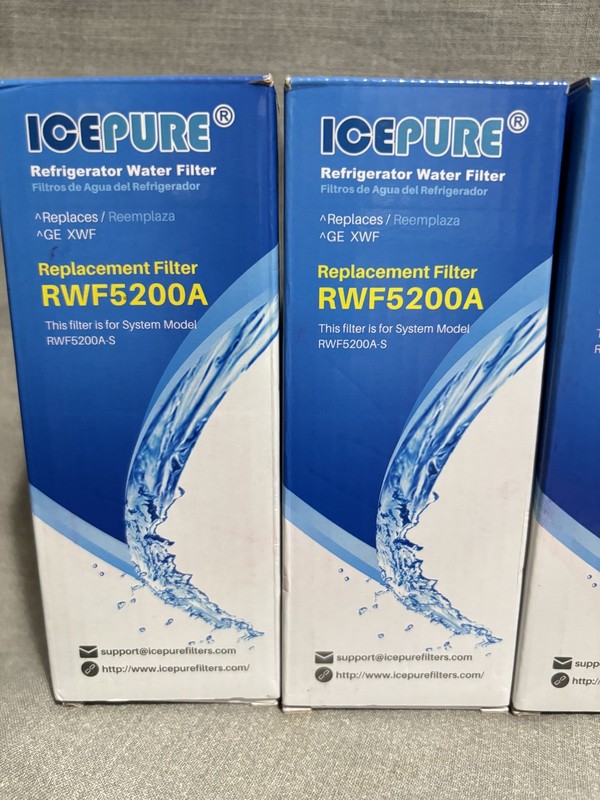 3 X ICEPURE PRO RWF5200A~ Refrigerator Replacement Water Filter~ 3 filters gallery