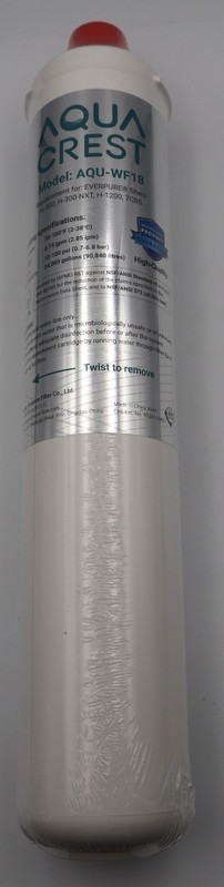 AQUA CREST AQU-WF18 Water Filter – Everpure H-300/H-1200/7CB5 Compatible – NEW