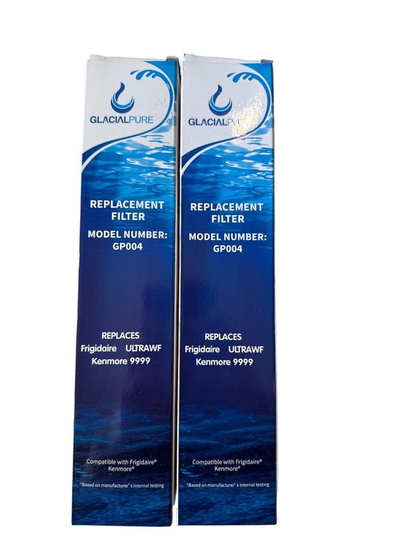 Glacial Pure Replacement Filter GP004 Refrigerator Frigidaire Kenmore New Sealed