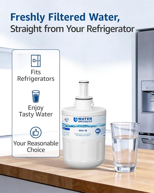 Replacement for Samsung DA29-00003G Refrigerator Water Filter by Waterspecialist gallery