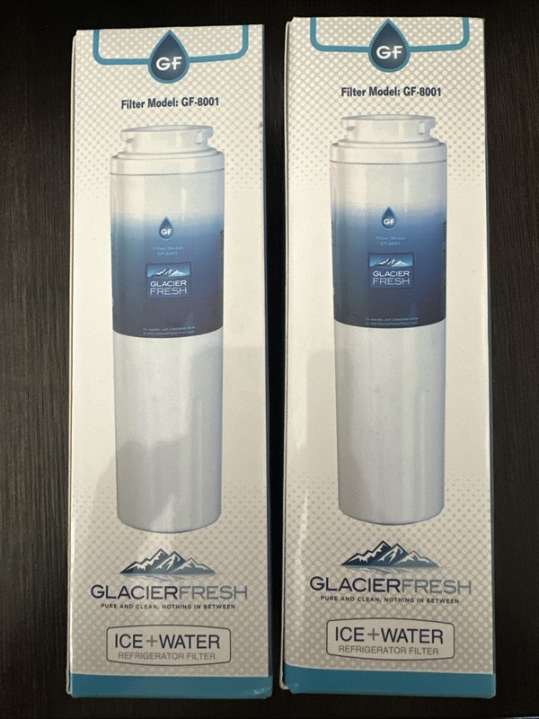 2Pack GLACIER FRESH Water Filter GF-8001 2 Pack Maytag UKF8001 Whirlpool 4396395