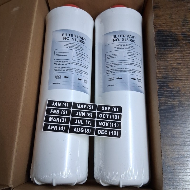 2 Pack 51300C Replacement water filter for Elkay 51300C EWF3000 Filter
