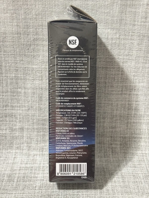 LG LT1000P Water Filter Replacement Cartridge ADQ747935 gallery