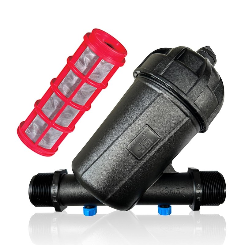 1-1/2″ Y Screen Filter 120 Mesh Inline Water Strainer for Irrigation System