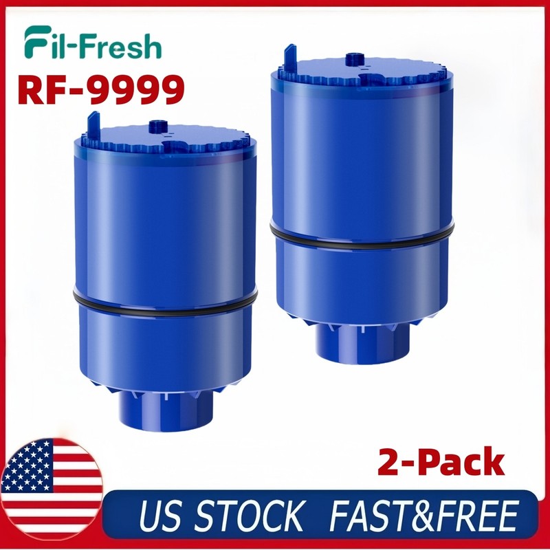 2-Pack Compatible RF-9999 PURPLUS Faucet Filter NSF Lead Chlorine Removal
