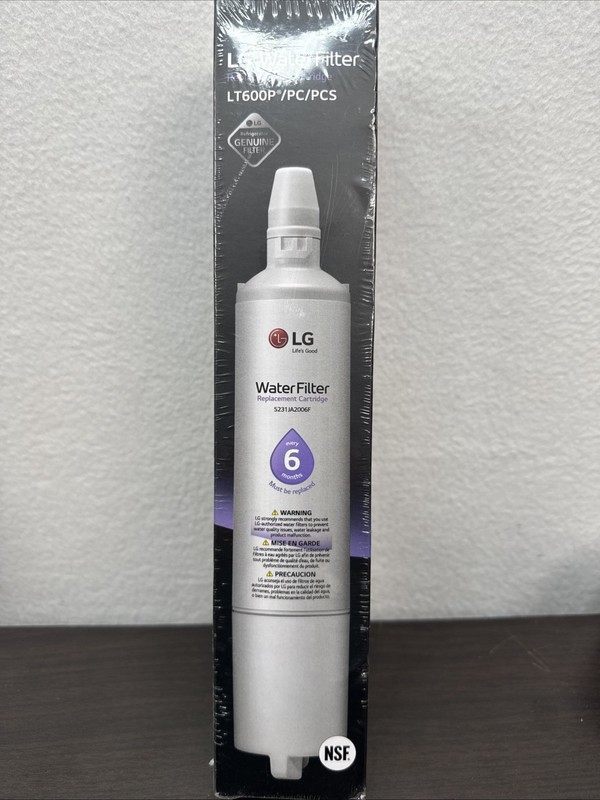 LG Refrigerator LT600P Water Filter Genuine OEM 5231JA2006F New