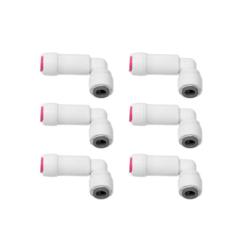 6 PCS NSF certified 1/4" Push in Connect One Way Check Valve for RO Water Filter
