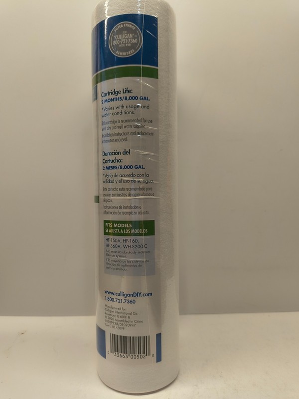 Culligan P5 Sediment Water Filter Replacement Cartridges, 5 micron, PK/2 gallery