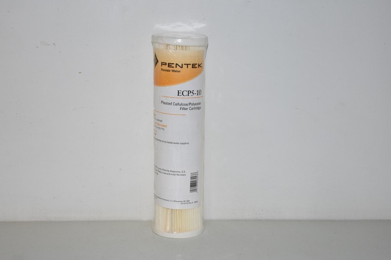 Pentek ECP5-10 Standard 10″ Pleated Under Sink Sediment Water Filter 5 Micron