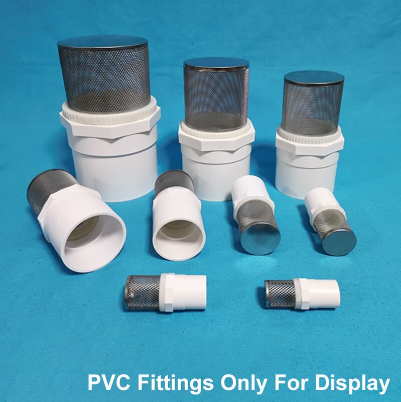 Stainless Mesh Filter Strainer Male/Internal Thread 1/2" ~ 4" Water Pipe plastic gallery