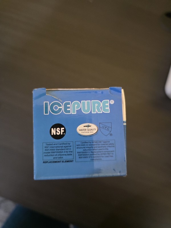 NIB IcePure RWF0500A Refrig. Water Filter Whirlpool Kenmore 4396508 EDR5RXD1 gallery