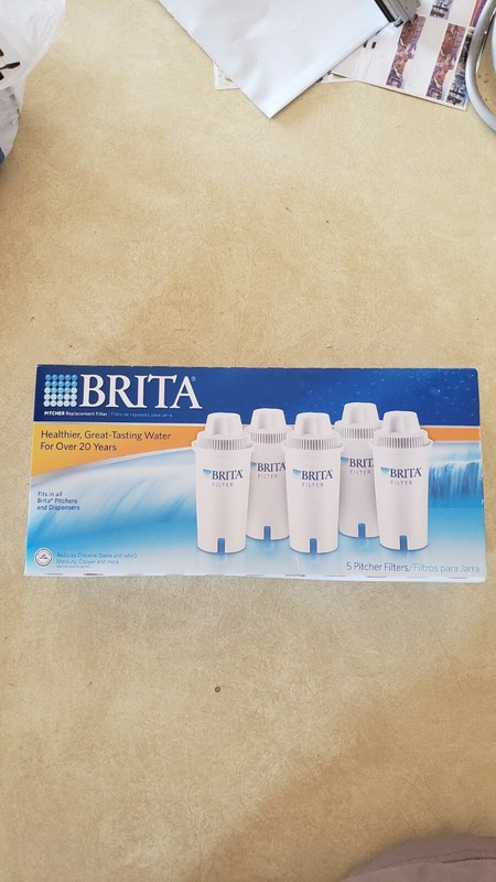 5 Brita Pitcher Replacement Water Filters OB03 (5 Filters/Pk) NEW IN BOX