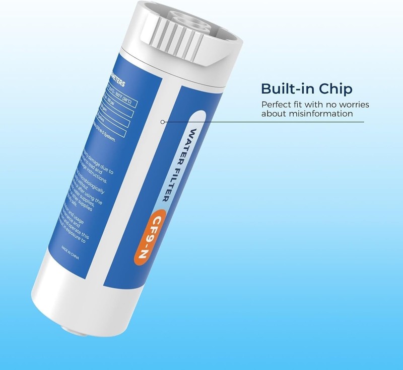 Replacement Water Filter for GE XWFE - Built-in CHIP, Odor Reduction Technology gallery