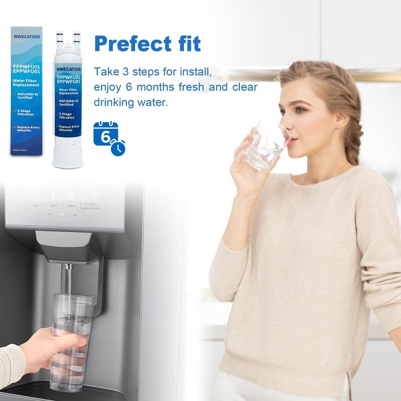 FPPWFU01 Water Replacement, Compatible with Frigidaire EPPWFU01, PureAdvantag... gallery