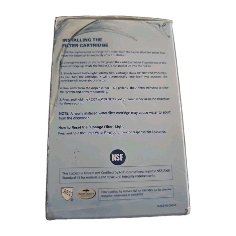 Desenruis DE003 Replacement Filter Refrigerator Water Filter Compatible With MWF gallery