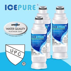 3 PACK Fit For Samsung DA97-17376B RF28R6201SR Refrigerator Water Filter Icepure