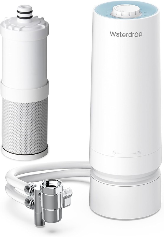 Waterdrop Water Filter for Sink Faucet, Countertop Water Filter System, 1 Filter
