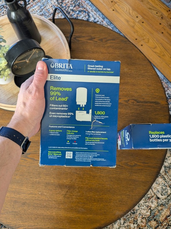 Brita Elite Faucet Mount Filtration System: Model SAFF-100, Chrome - Lot of 2 🆕 gallery