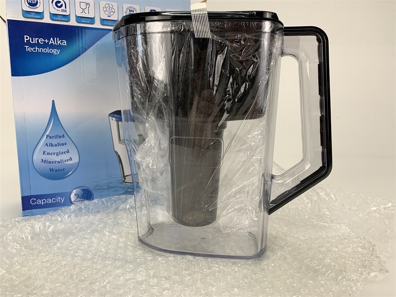Pure+Alka Technology Alkaline Water Filter Pitcher 2.5L - Black gallery