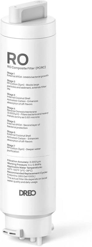 7-in-1 Reverse Osmosis Filter, Replacement for RO Water Filter 112 & 113 & 11... gallery