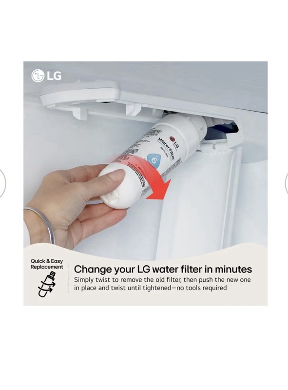 LGLT1000P2 6 Month / 200 Gallon Capacity Refrigerator Water Filter 2-Pack gallery