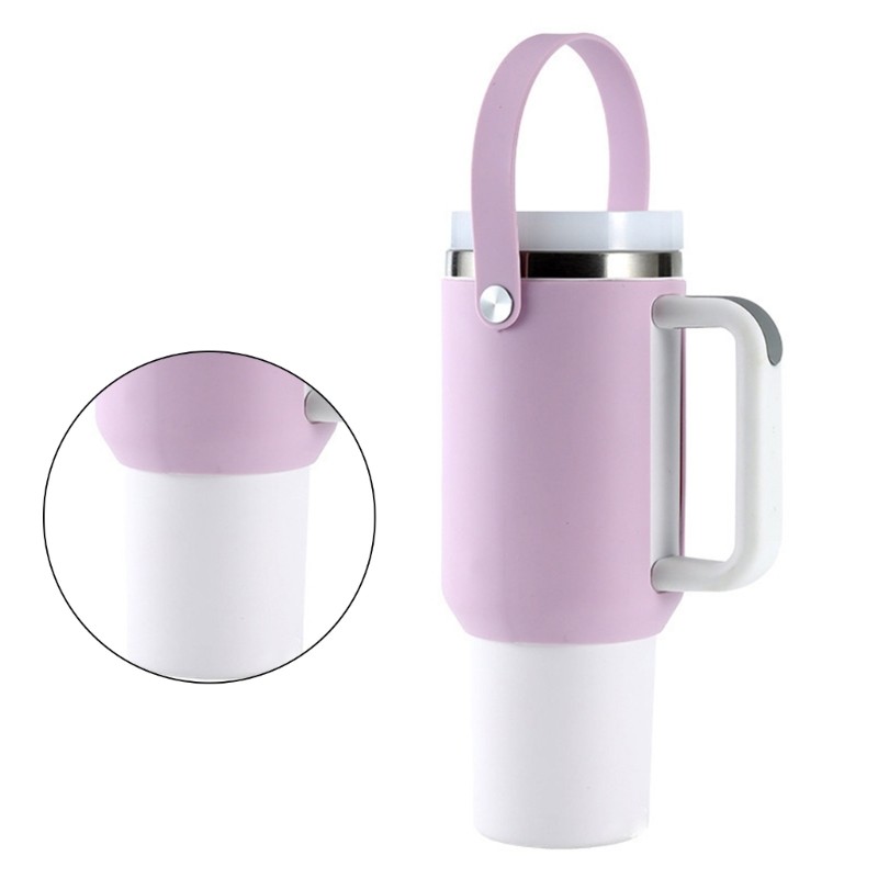 Silicone Sleeve Water Cup Accessory Silicone Texture Water Bottle Sleeve gallery