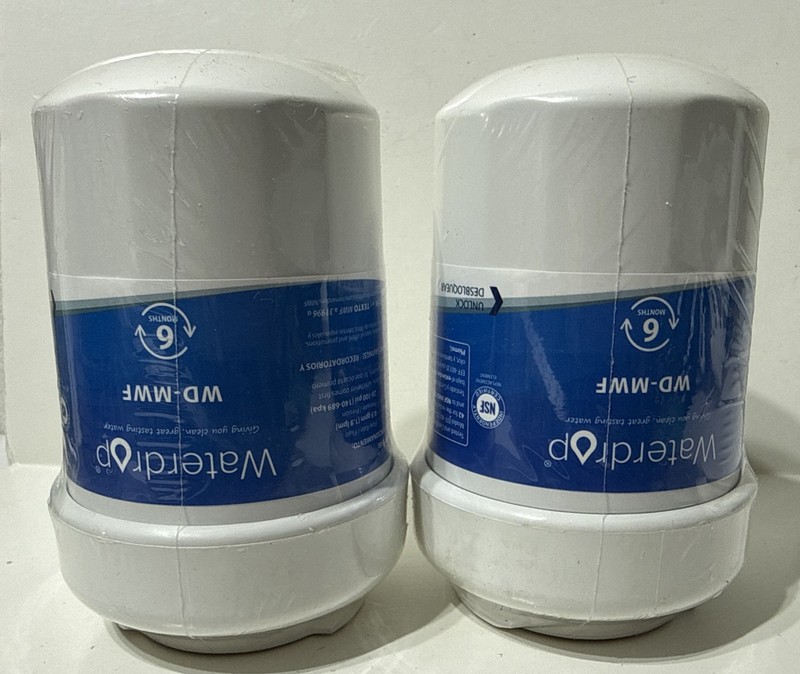 Waterdrop WD-MWF Replacement Refrigerator Water Filter LOT of 2 For GE Maytag