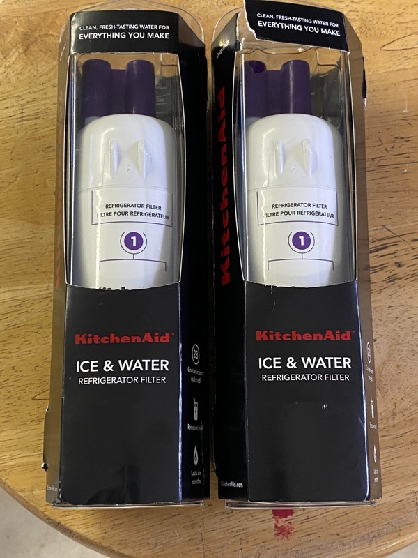 2 – KitchenAid Refrigerator Ice & Water Filter 1 – KAD1RXD1, Single-Pack, Purple