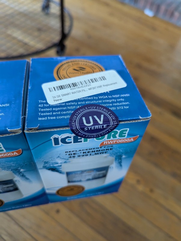 ICEPURE Replacement Water Filters: Model RWF0600A - 2 Pack (Brand New) gallery