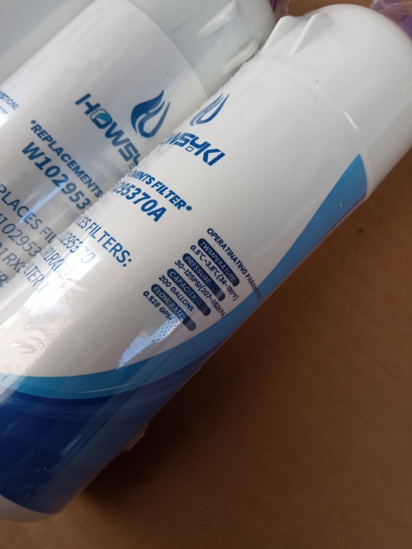 4 Pck Fridge Filter - EDR1RXD1, W10295370A, Filter 1, 46-9081, 46-9930, KAD1RXD1 gallery