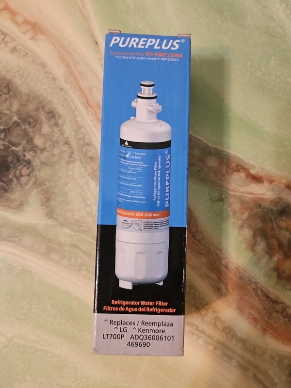 PUREPLUS PP-RWF1200A Refrigerator Water Filter, New Sealed, PP-RWF1200A