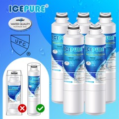 Fit For Samsung RF28HFEDTSR/AA RF28HFEDBSR/AA RF28HFEDBWW/AA Water Filter 5 PACK