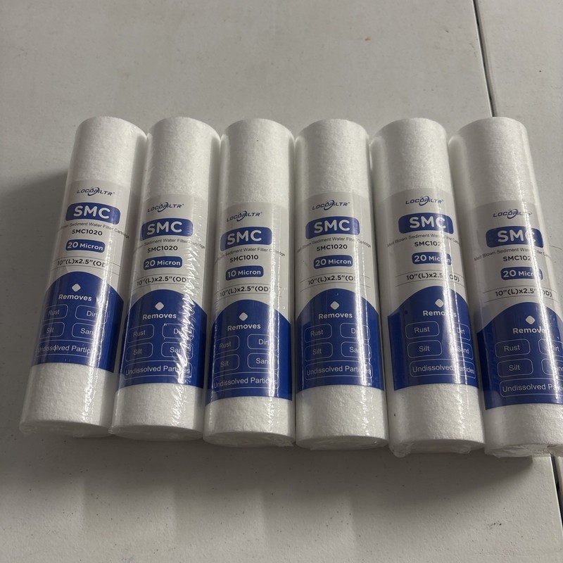Whole House Water Filter Cartridge, 20 Micron Water Filter 10 X 2.5 Polypropylen