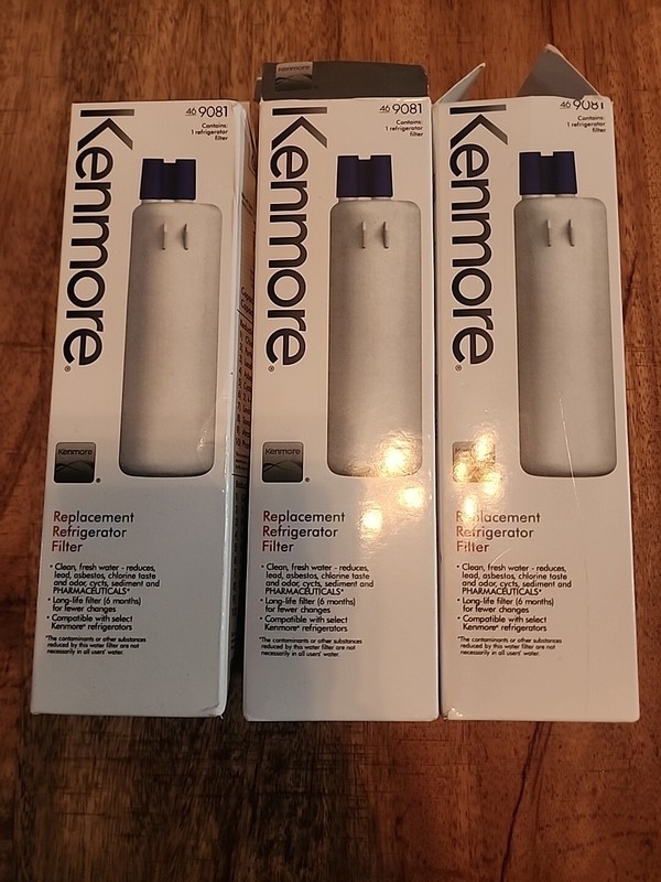 3 Pack Kenmore 469081 Replacement Refrigerator Water Filter Brand New SEALED