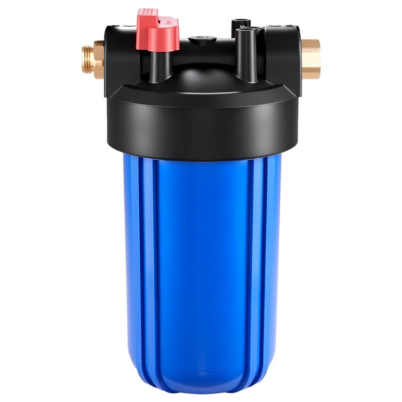 Heavy-Duty RV Water Filter 5-Micron 8000-Gallon 4-Stage 3.2GPM