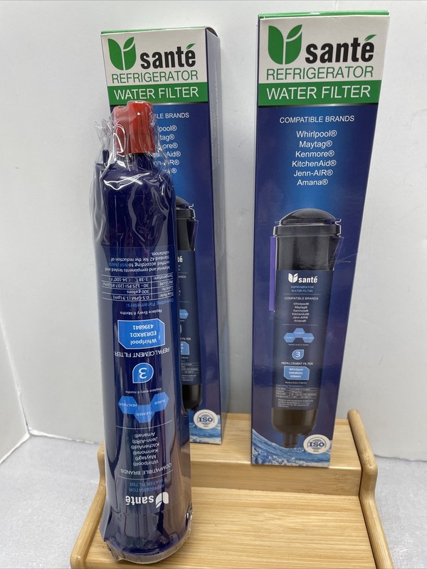 2 Pack Sante Replacement 300 Gallon For Refrigerator Ice Water SEALED Filters