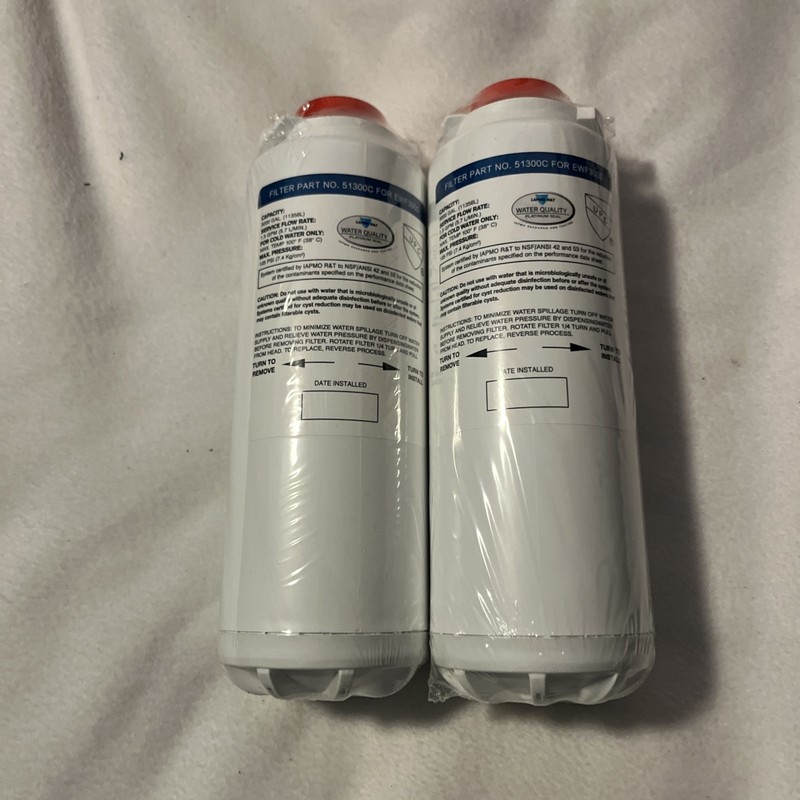 2 PACK 51300C Water Filter NO Chip for Elkay 51300C EWF3000 Ezh20 Bottle Filler gallery