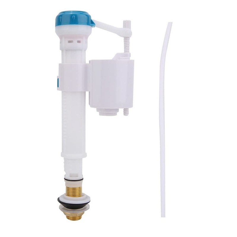 Toilet Inlet Valve ABS Push Button Dual Flush Cistern Syphon G1/2 Copper