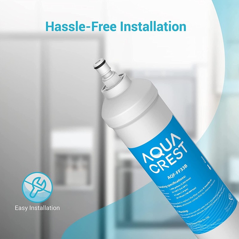 AQUA CREST GXRTQR Inline Water Filter, replacement for GE® GXRTQR, NSF Certified gallery