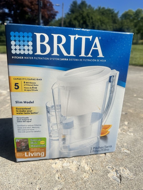 Brita Slim 5 Cup Water Pitcher-Filtration System-Pitcher & Filter-New in Box