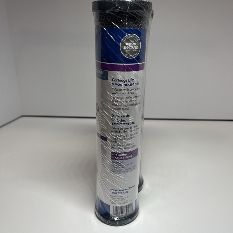 Culligan D-10A Woven Filter Cartridge, 1 Gpm, 5 Micron, 2-1/4" O.D., 9 3/4 In gallery