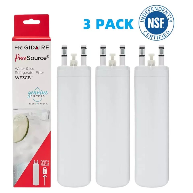 NEW 3 Pack Frigidaire WF3CB PureSource 3 Replacement Refrigerator Water Filter