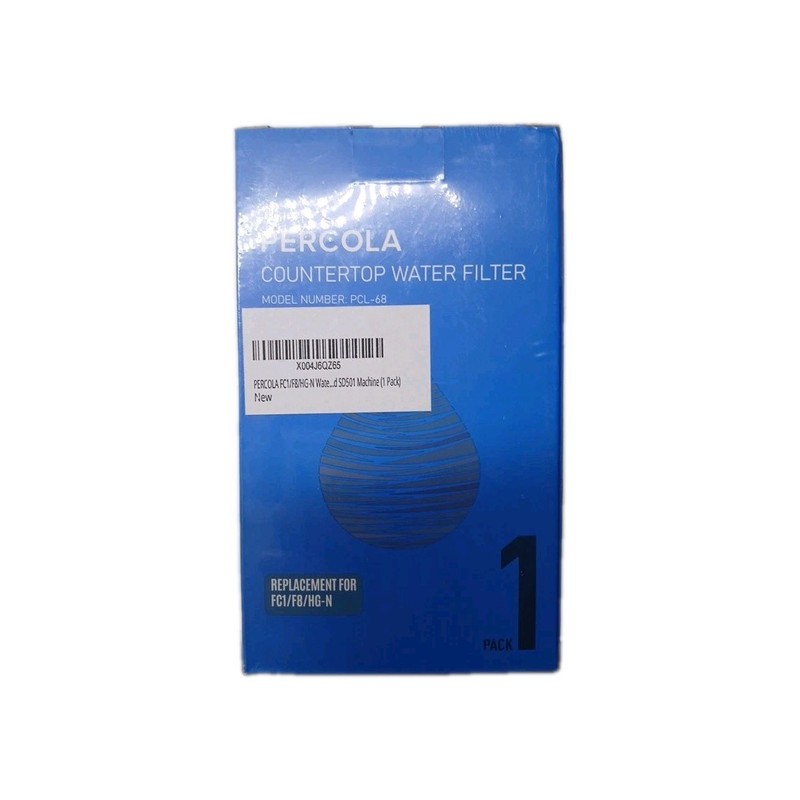 NEW-PERCOLA Countertop Replacement Water Filter PCL-68 FC1/HG-N B6