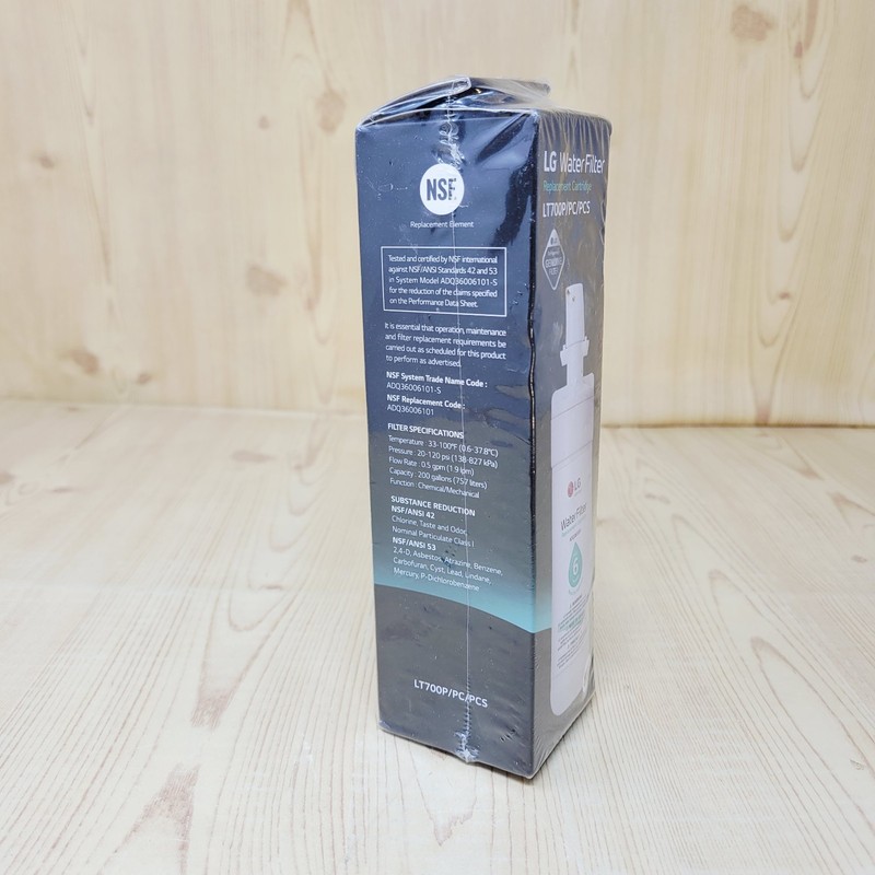 New Sealed LG Genuine Water Filter Replacement Cartridge LT700P/PC/PCS NSF gallery