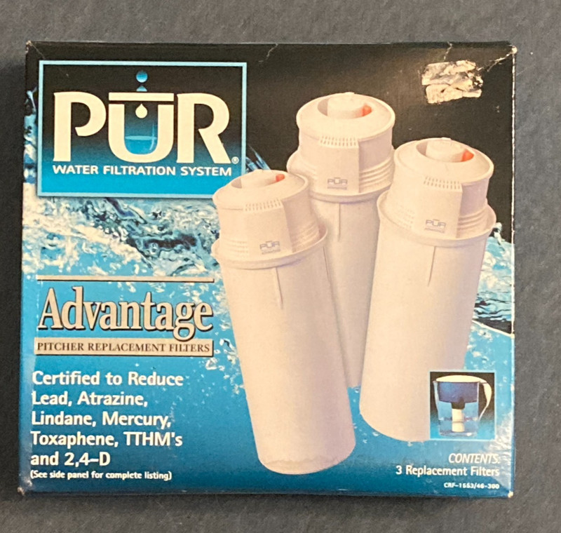 Pur Advantage Pitcher Water Replacement Filters CRF-1553 / 46-300 / PACK OF 3