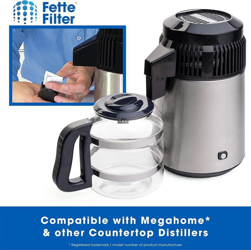 24-Pack Activated Charcoal Water Filters for Megahome Distillers - NSF Certified gallery