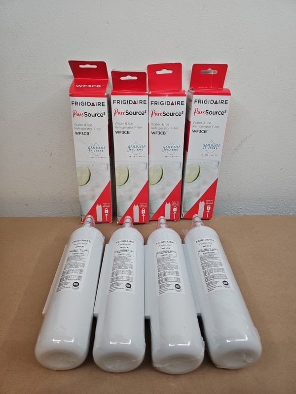 NEW LOT OF 4 OEM Frigidaire WF3CB Pure Source 3 Water & Ice Refrigerator Filter gallery