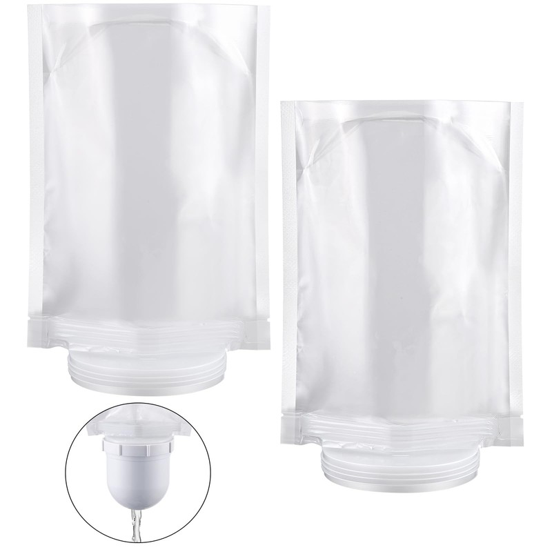 2 Pack Reusable Priming Bag for Pitcher Filters, Compatible with Clearly Filt...