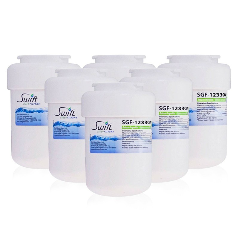 Swift Green SGF-123304 Fits for Amana 1252704,  EFF-6021A (6 Pack)