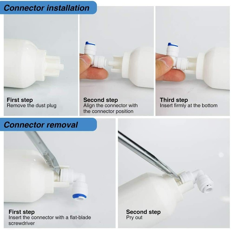 5 Pack Alkaline Water Filter Replacement for 5/6 Stage Reverse Osmosis RO System gallery